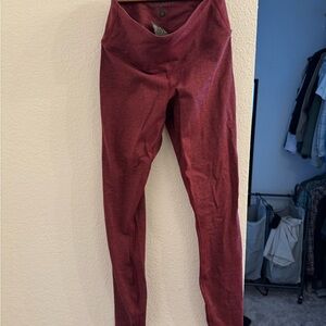 NOBULL Burgundy Athletic Leggings